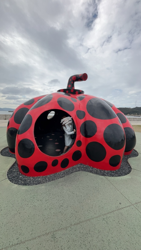 一条りんの食べログ【直島のかぼちゃ編】画像